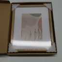 Axeman 8x10 Picture Frame - Solid White Oak Wood 8 x 10 Matted to 5x7 - Rounded Corner Natural Photo Frame With Tempered Glass - Tabletop or Wall Mount Display
