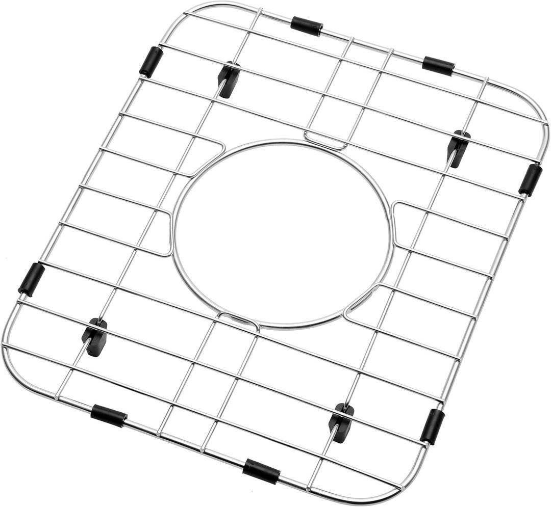 Serene Valley Sink Protector 12" X 10", Centered Drain with Corner Radius 1-1/2", NLW1210C