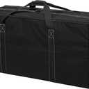 155L Extra Large Duffle Bag - 42 inch Heavy Duty & Water Resistant Duffel Bag Durable Luggage Storage Bag for Camping, Travel, Sports , Black 