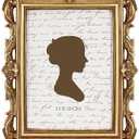 AELS 5x7 Inch Vintage Picture Frame, Elegant Antique Photo Frames with Glass Front, Photo Display, Tabletop Wall Hanging, Gift Ideas (Gold)