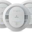 Kidde Smoke and Carbon Monoxide Detector, AA Battery Powered with LED Status Lights, 85 dB Alarm, 5 inches, 30CUDR, 3 Pack