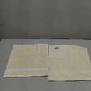 White Classic Luxury Cotton Washcloths 13x13 Inch - 650 GSM Turkish Cotton | Hotel, Spa, Bathroom Face Towel | 2 Pack, Beige