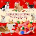 Dog Advent Calendar 2025, 24 Days Dog Pet Toy Christmas Countdown Calendar with Chew Ropes Toys Squeaky Balls Teething Christmas Doys Toys for Xmas Small Large Dogs Puppy (#1)