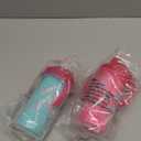 Dr. Brown's Milestones Insulated Hard Spout Sippy, Spill Proof Cup with Handles for Toddlers, 2-Pack, Pink, 10 oz/ 300 mL, BPA Free, 12m+