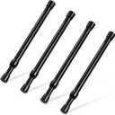 5 x Spring Tension Rod, Goowin Small Tension Rod, 5/8" Diameter No Drilling Expandable Short Tension Rods Spring Rods, Tension Rods for Closet, Cupboard, Hanging Clothes, Black, 4 Pack (10-15.7 inch)