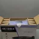 Victrola Vintage 3-Speed Bluetooth Portable Suitcase Record Player with Built-in Speakers  Upgraded Turntable Audio Sound Includes Extra Stylus  Lavender (VSC-550BT-LVG)