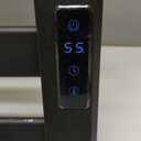 Electric Towel Warmer, Wall Mounted Heated Towel Racks for Bathroom, Plug-in Towel Heater, 10 Bars Electric Towel Rack with Timer and LED Indicator Aluminum Matte Black