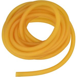 Nydotd Natural Latex Rubber Band, 16.4ft / 5m, 6x9mm Rubber Tube Tubing for Slingshot Catapult Elastic Parts Rocket Outdoor Hunting, Yellow