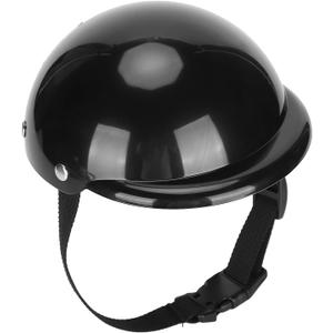 GLOGLOW Pet Helmet, Adjustable Chin Strap Doggy Pet Motorcycle Helmet Hat Protects from Sunlight Wind Pet Helmet for Small and Medium Sized Dogs Cats (S)