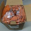 Bedsure GentleSoft Fluffy Burnt Orange Throw Blanket Fall Decorations for Home, Terracotta Blanket Fall Decor for Living Room, Soft Sherpa Fleece Fuzzy Faux Fur Plush Orange Gifts for Women, 50x60