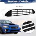Front Bumper Lower Grille Compatible with Subaru Legacy 2015 2016 2017 Automotive Grille Front Bumper Lower Grill Guard