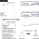 Flashing God 40inch LED Crystal Ring Chandelier Modern Linear Pendant Light Kitchen Island Oval Ring Chandeliers for Dining Room Dimmable 3000K-6000K