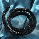 Men's 2-Row Chain Necklace Bling Multiple Length/Color