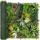 Artificial Grass Wall Roll Panels: 40''x120''Boxwood Hedge Panels, UV-Anti Privacy Fence Screen, Fake Greenery Backdrop for Indoor Outdoor Garden, Party, Wedding Decor