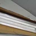 2Pack White Tension Curtain Rod 41-126 In,Outdoor Curtain Rod | No Drilling for Window,Heavy Duty Shower Rod,Rod Diameter 1.26In-One-bond stretching