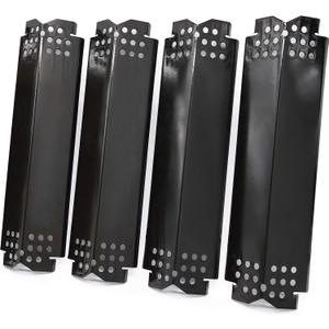 Flame Tamers Replacement for Nexgrill 720-0830H Grill, 4 Pack Grill Heat Plates Heat Shiels Burner Covers for Nexgrill 720-0830H Home Depot, Nexgrill 720-0864 720-0864M Grills, Porcelain Steel