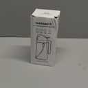 YARRAMATE 16oz/ 470ml Glass Olive Oil Sprayer for Cooking with Stickers, 2 in 1 Oil Dispenser for Kitchen Gadgets, Food Grade Premium Spray Bottle with Portion Control for Salad, Frying, BBQ (Black)