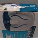 Homedics Bubble Mate Foot Spa, Toe Touch Controlled Foot Bath with Invigorating Bubbles and Splash Proof, Raised Massage Nodes and Removable Pumice Stone