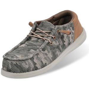 Steel Toe Shoes for Men Slip On Safety Work Loafers Lightweight Composite Toe Shoes for Men Comfortable Mens Safety Tennis Sneakers (11.5, Camouflage)