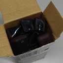 Chair Leg Floor Protectors Square Chair Leg Protectors for Hardwood Floors Silicone Caps Felt Strengthen Bottom Protection Anti-Scratch Reduce Noise 32 Pack Black Square M Fit:13/16" to 1" (20-26mm)