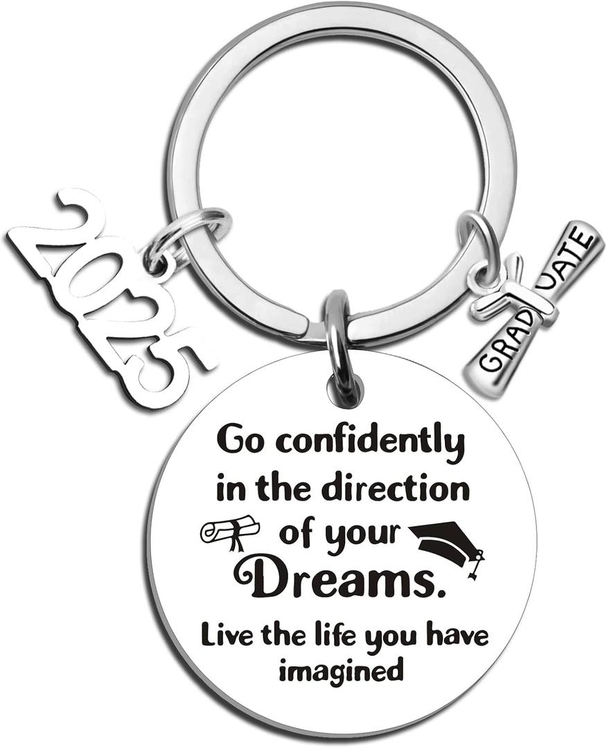 Class of 2025 Graduation Gifts for Her Him 2025 Graduations Keychain for Senior High School College Christmas Graduation Gifts for Master PHD Nursing Student