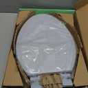 Toilet Seat, Slow Close, Soft Touch, Ultra-Smooth Matte Finish (No Orange-Peel Texture), Premium Moulded Wood, Quick Release, PIKLiDS (Gray, Elongated)