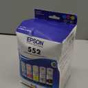 EPSON 552 EcoTank Ink Ultra-high Capacity Bottle Five Color Combo Pack (T552920-S) Works with ET-8500, 8550