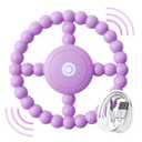 Vibrating Sensory Chew Toy  Baby Teether for 6-12 8-18 Months, Autism Sensory Toys for Kids, Toddler Travel Essential & 1-2 Year Old Christmas Boys Girls Gift Idea (Purple)