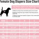 ZINGTERRA 3Pack Dog Diapers Female,Washable Diaper for Doggie,Highly Absorbent Reusable Dog Diaper,Adjustable Leakproof Puppy Girl Dog Diapers for Heat,Incontinence,Period Doggy Nappies (XXL(27.5"-33"Waist), Purple)