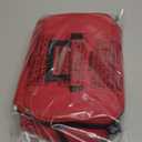 Double Layer Medical Bag Empty First Aid Bag Emergency Trauma Bag Empty, First Responder Organizer for Nurses,Home Health Care, EMT (Red)