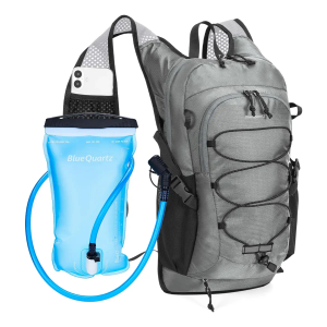 Blue Quartz Hydration Backpack with 2-Liter Water Bladder.