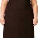 Urby Kitchen Cooking Aprons for Women with Pockets Plus Size, Ideal For XL XXL or Waist W38+. Extra Large and Long.