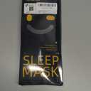 MABAO 2 Packs Sleep Mask for Side Sleeper, Eye Mask for Sleeping Women Men, 3D Contoured Cup No Eye Pressure 100% Light Blocking Sleeping Mask with Adjustable Strap Night Blindfold Flight, Nap, Black