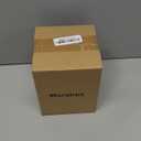 Woration 5 Inch Artificial Fake White Pumpkin Halloween Thanksgiving Cushaw Pumpkin Decoration Faux Vegetable Lifelike Food Model for Autumn Fall Harvest Embellishing & Display (Small)