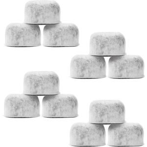 Pack of 12 Replacement Charcoal Water Filters for Keurig Brewers - Keurig Compatible Water Filter Cartridges Universal Fit (NOT CUISINART) for Keurig 2.0 & 1.0 Coffee Makers