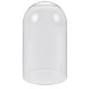 Tall Clear Glass Display Cloche, Dome Shape for Terrarium, Plants, Trinkets, Cakes, Figurines, LED Light String, Candle.