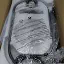 Yunnix Pendant Lights Kitchen Island, Pendant Light Fixtures, Modern Black Globe Glass Pendant Lighting, Mid Century Chandelier One Light for Bathroom Bedroom Dining Room(Bulb Not Included) (1pack)