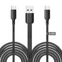 UCEC 6.5FT Dual USB C Cable, 2 in 1 USB A to USB Type C Splitter Charging Cable, Multi Split USB C Charging Cable Wire, Braided Nylon Double USB C Cord Compatible with Samsung Galaxy Tablets 1 Pack