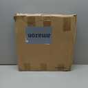 White lamp shades,linen lamp shade,lampshades set of 2 with 2 lamp shade harp,drum lamp shades for table lamps,15" Top X 15" Bottom X 12" H,Spider Fitter, Easy Assembly Required (Beige)