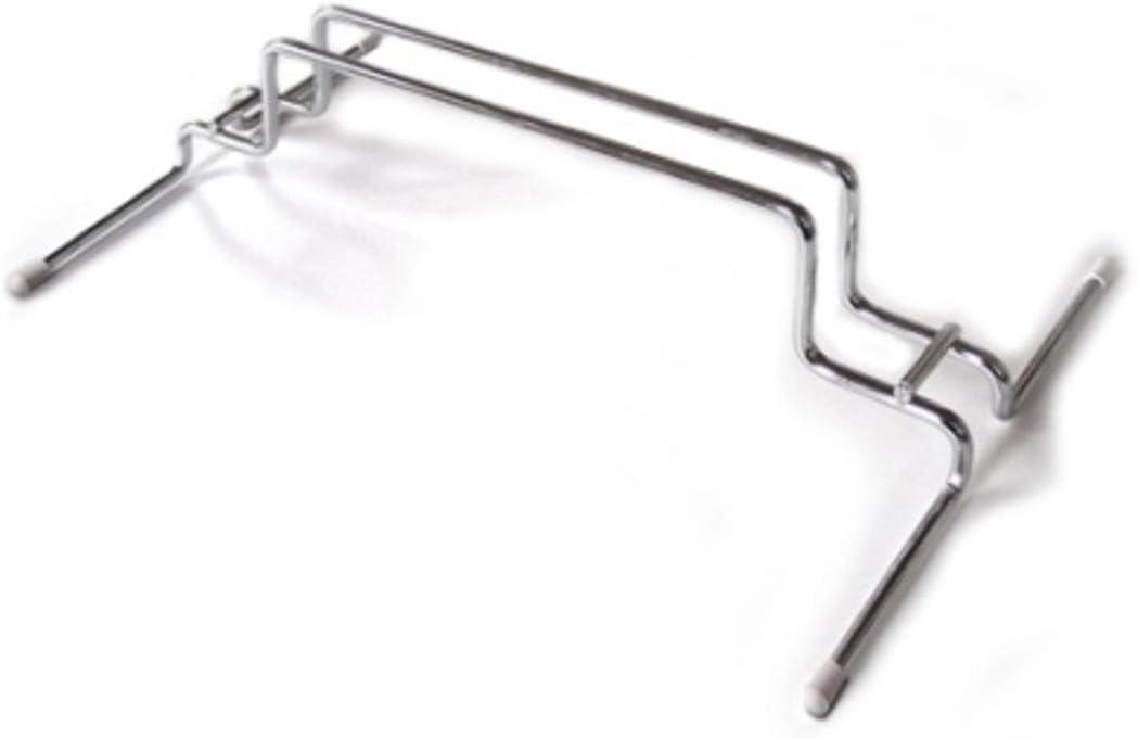 Cozy Products Cozy Legs Flat Panel Heater Stand, Desk Heater Metal Stand with Rubber Feet, Portable Heater Stand, 8" D x 18" W x 4.98" H, Silver, CLS