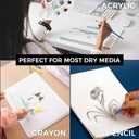 Watercolor Paper Pad, Water Color Paper 8.3x11.7, Mixed Media Sketchbook 8 * 10", Acid Free Artist Drawing Book Paper for Kids Adult (wp+acrylic)