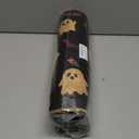 Halloween Outdoor Rug Set, Boo Door Mat 17 x 29 in, Welcome Mat Set, Halloween Bats Rug, Black Doormat, Halloween Front Porch Doormats, Orange and Black Buffalo Plaid Mats for Outdoor Decor (Spooky)