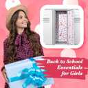 Konohan 2 Pcs Magnetic Wallpaper for Lockers 12" x 36" Removable Magnetic Wallpaper Decorative Locker Accessories for University(Dot)