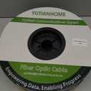 300 Meters 4 Core Industrial TPU LC to LC Outdoor Armored Fiber Optic Cable, 4 Strands OS2 Single Mode Fiber Patch Cable with LC Connectors, 9/125um, OD-5mm, Direct Burial LC-LC