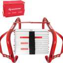 Fire Escape Ladder 5&6 Story Portable Emergency Escape Ladder 50ft with Anti-Slip Rungs