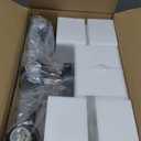 3-Light Bathroom Light Fixtures, 17.23" Black Modern Vanity Lights with Clear Glass Shade, Bathroom Wall Lamp for Mirror Kitchen Living Room Hallway Cabinet Porch