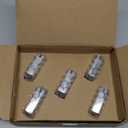 Stainless Steel WB03X24818 Gas Stove Knobs Replacement for GE Range Stove, Compatible with GE JGB6, JGB7, JGB8, JGBS Series, Replace AP5989029, PS11729081, 5 Pack (Not Universal)