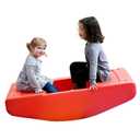 Children's Factory Red Rocker/Toddler Bridge, Rocking Teeter Totter, Indoor/Outdoor Play Equipment for Daycare/Preschool, (Bridge Rails Not Included)