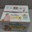 Pampers Baby Wipes, Sensitive, Water-Based Wipe, Clinically Proven, Hypoallergenic, and Unscented for Babies, 336 Wipes Total (4 Flip-Top Packs)