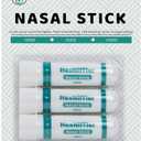 HexNiffler Nasal Stick, Essential Oil Vapor Inhaler, Natural Ingredients, Breathe Freely，Boosts Mood, On-The-Go Portable Nasal Inhaler for Adults, 4Pack(Mint, Lavender, Green Tea,Coffee) (Green Tea)